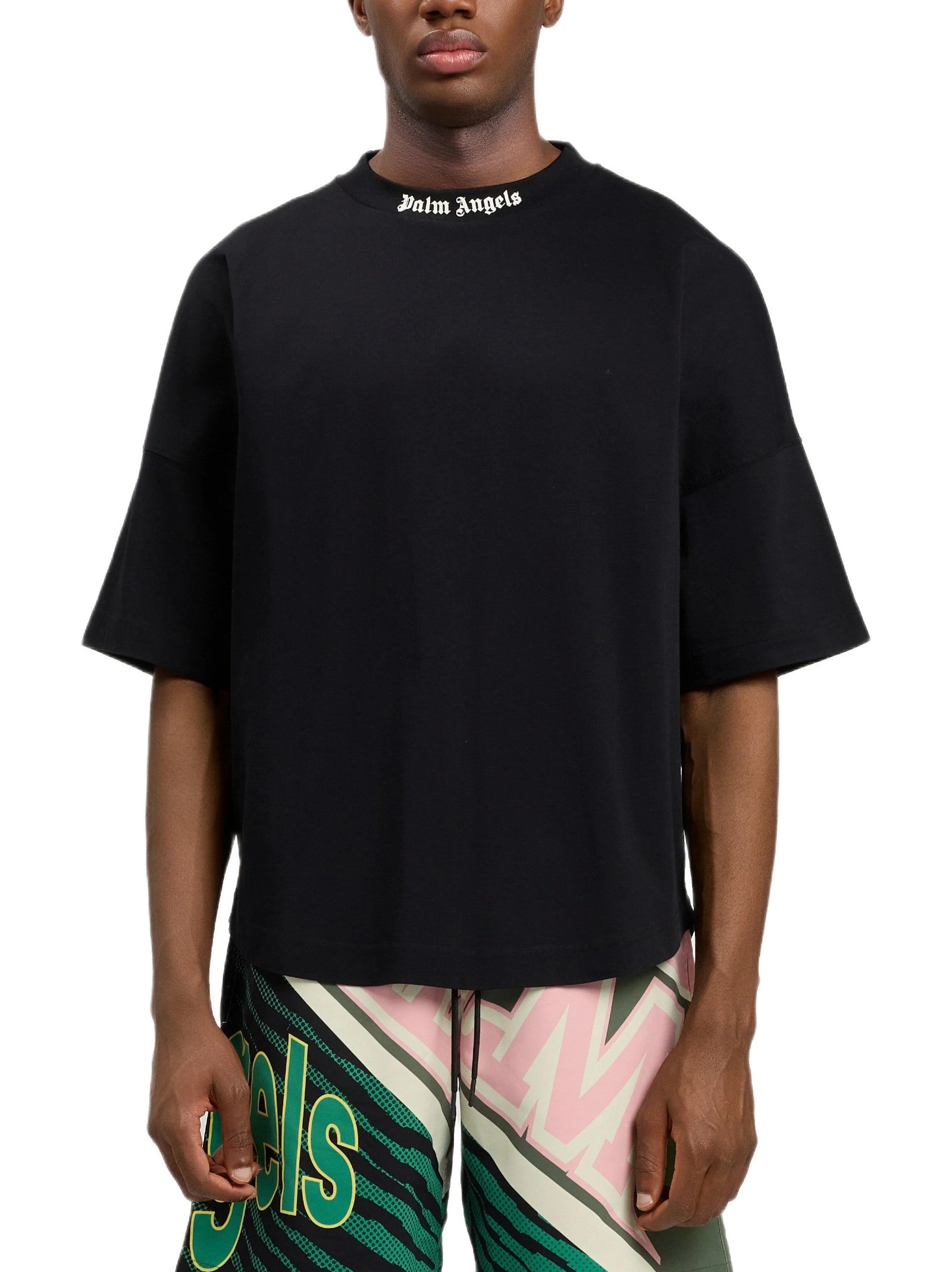 PALM ANGELS CLASSIC LOGO  OVER T-SHIRT PMAA10BS26JER001 1003 