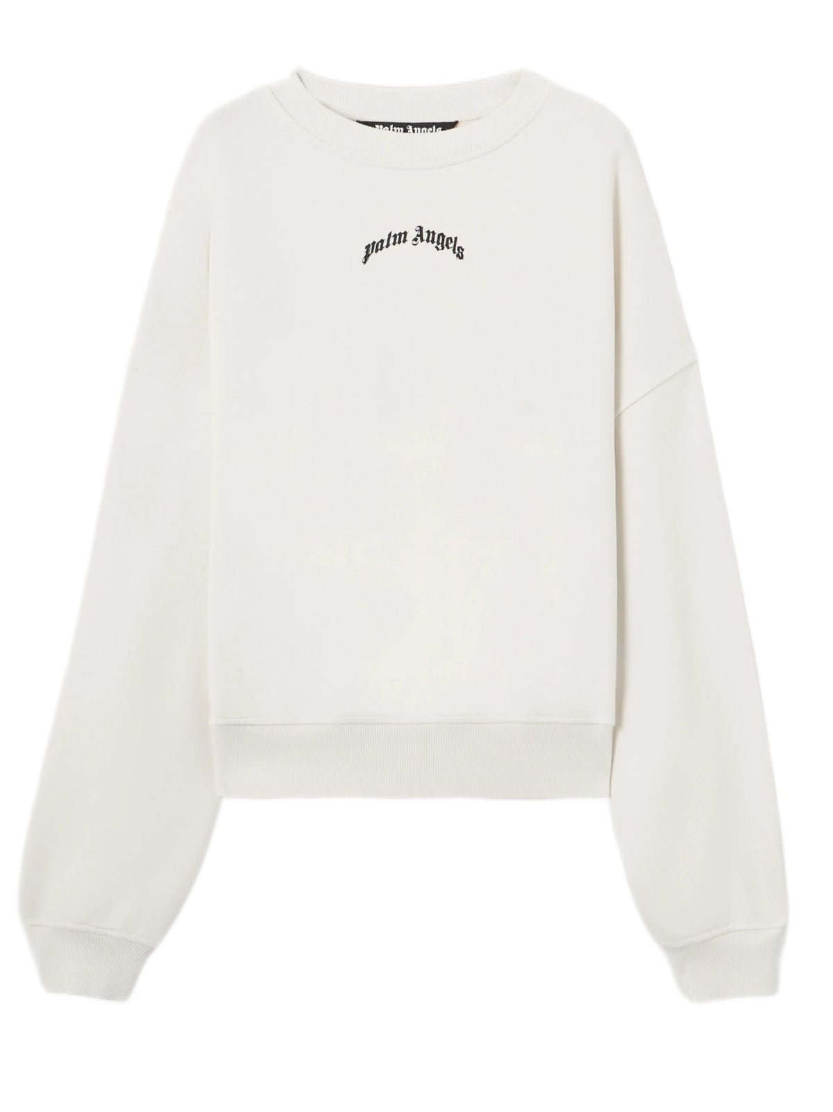 PALM ANGELS BACK CURVED LOGO LOOSE SWEATSHIRT PMBA08JS26FLE004 0310 