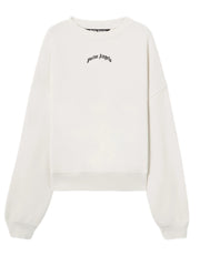 PALM ANGELS BACK CURVED LOGO LOOSE SWEATSHIRT PMBA08JS26FLE004 0310 