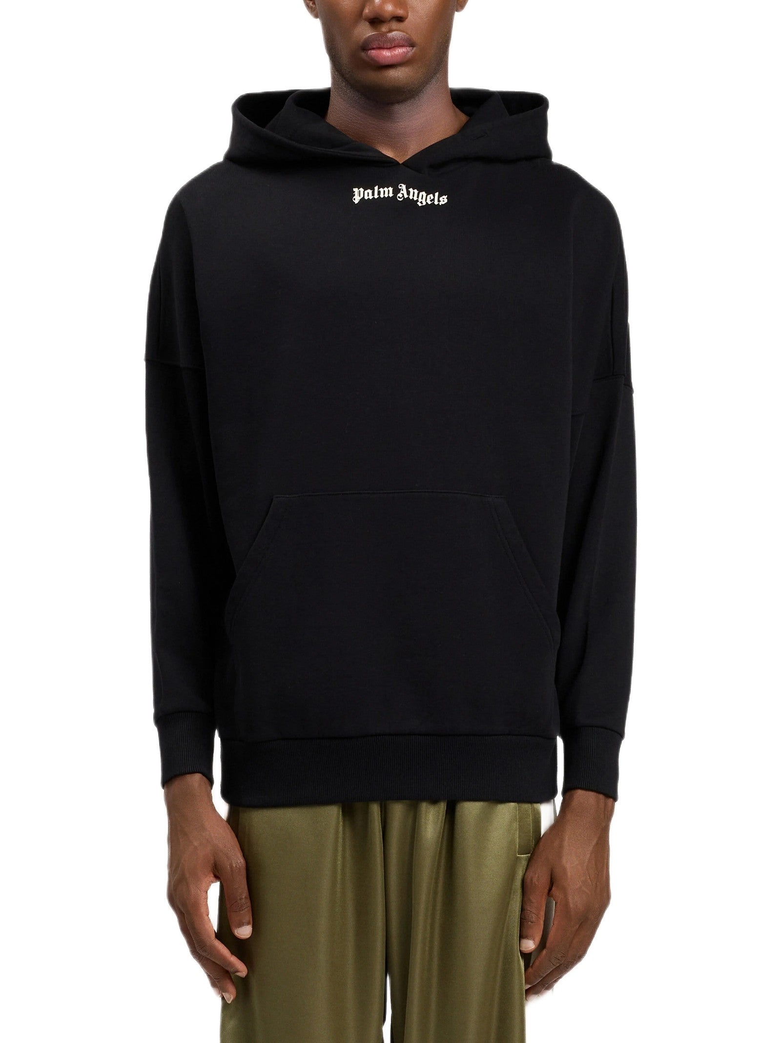 PALM ANGELS CLASSIC LOGO OVER HOODIE PMBB036S26FLE001 1003 