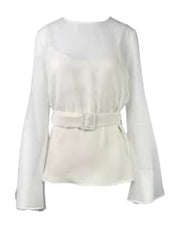 P.A.R.O.S.H. BLUSA EFFETTO VELATO PANTY26D313334 002 