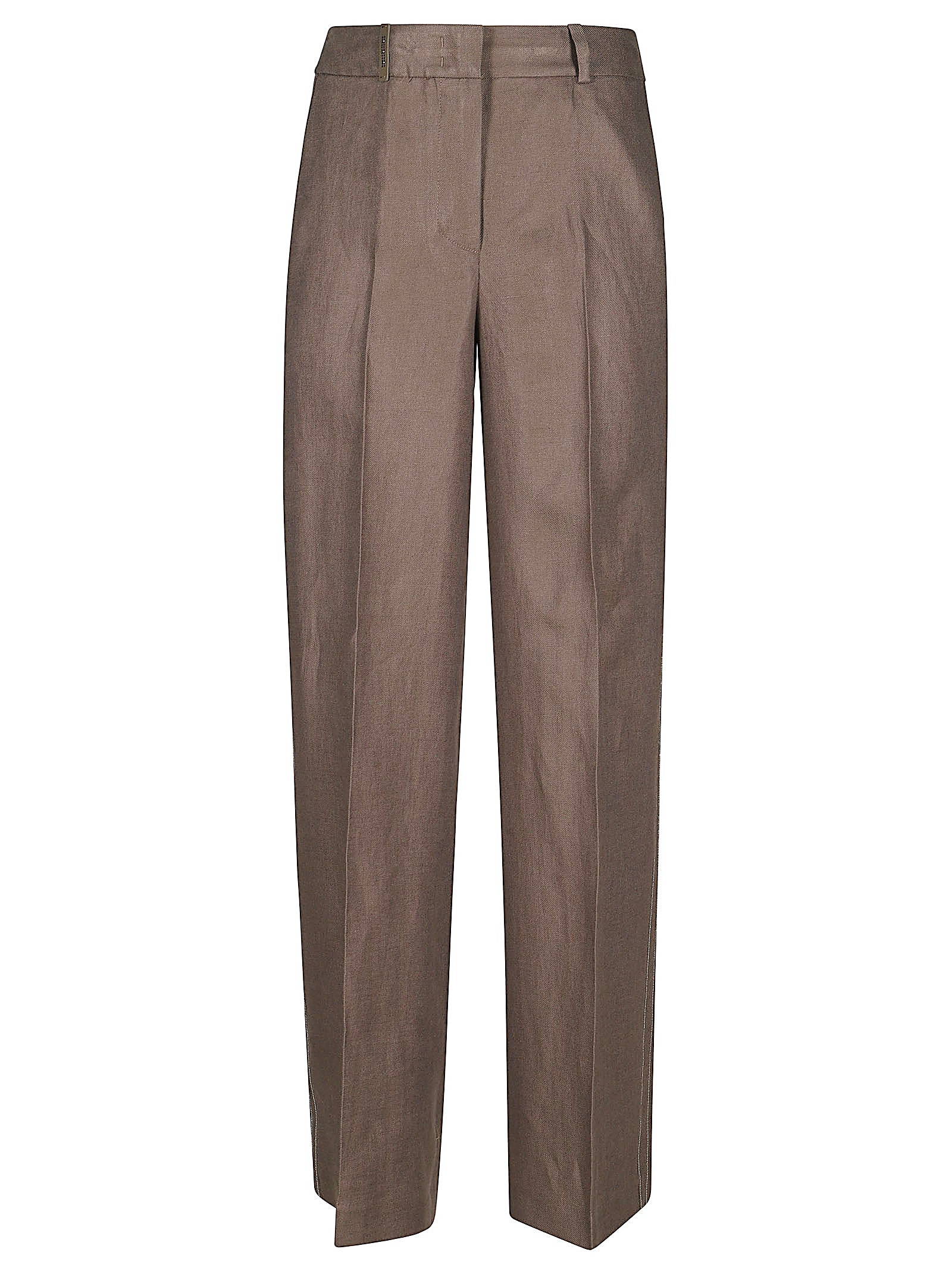 PESERICO PANTALONI PALAZZO IN LINO A0404002606 151 