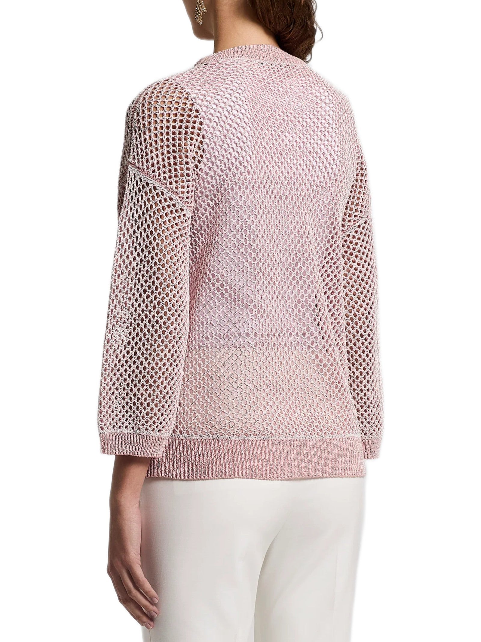 PESERICO MAGLIA IN MICRORETE DI LINO A99083F079106B 96B 