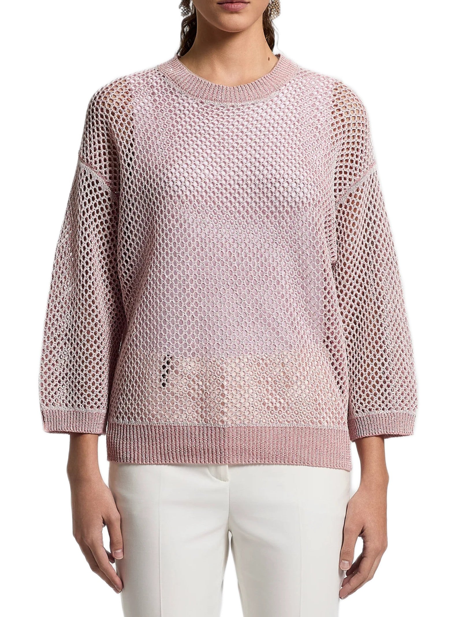 PESERICO MAGLIA IN MICRORETE DI LINO A99083F079106B 96B 