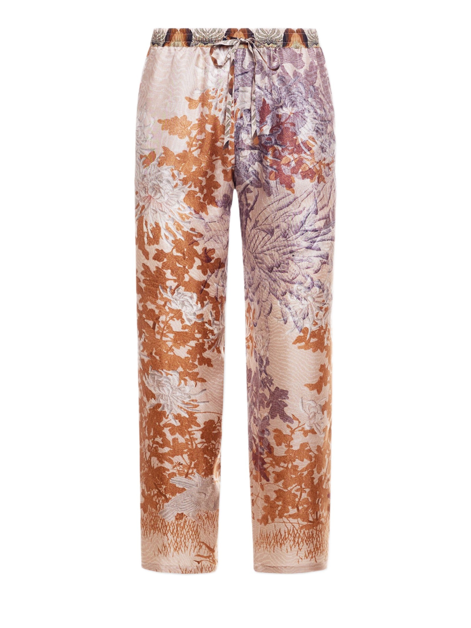 PIERRE LOUIS MASCIA ALOE PANTALONE IN SETA ALOE/S-PT10959 517914 
