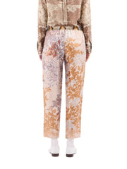 PIERRE LOUIS MASCIA ALOE PANTALONE IN SETA ALOE/S-PT10959 517914 