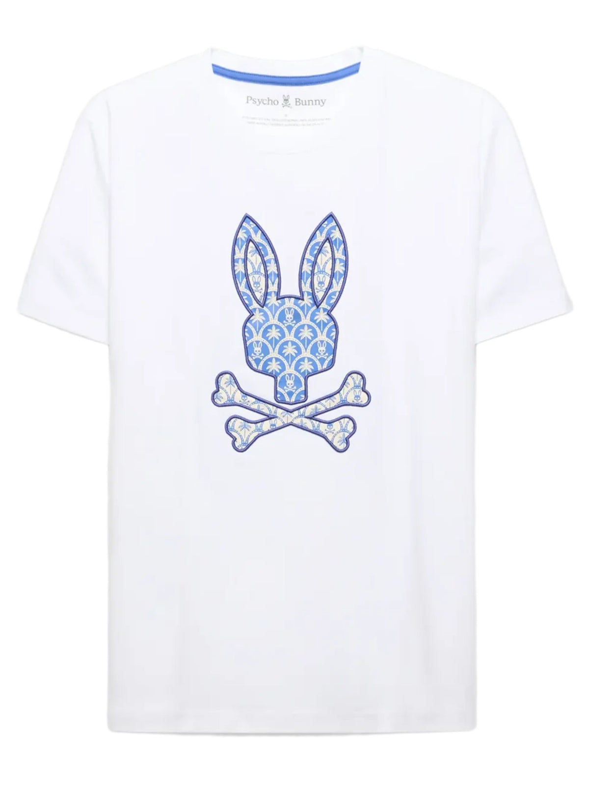 PSYCHO BUNNY BRADY STAMPA RICAMATA MT0200274 100 