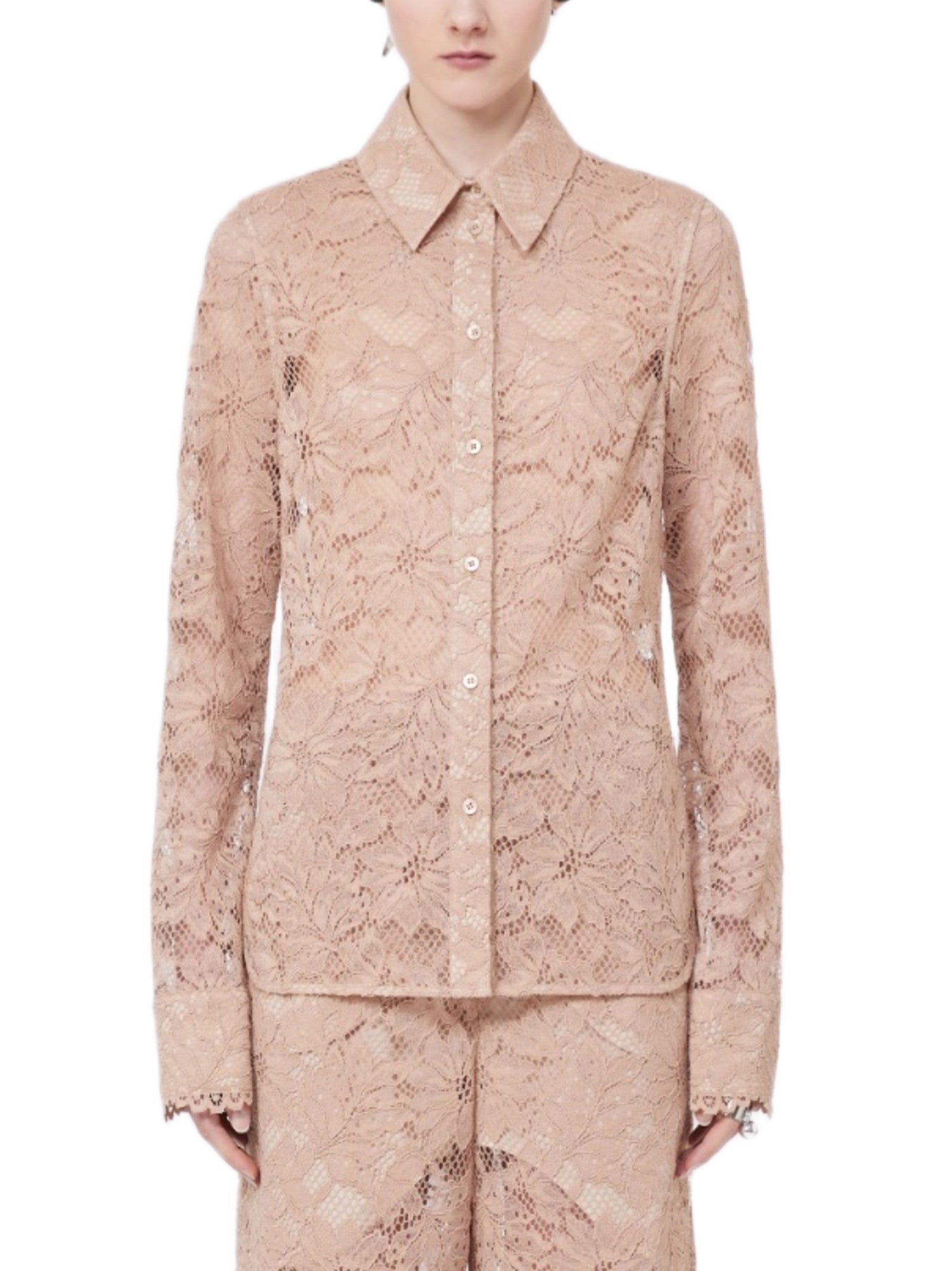 SPORTMAX SPXDENTICE CAMICIA PIZZO<BR/> 2612951012600 001 