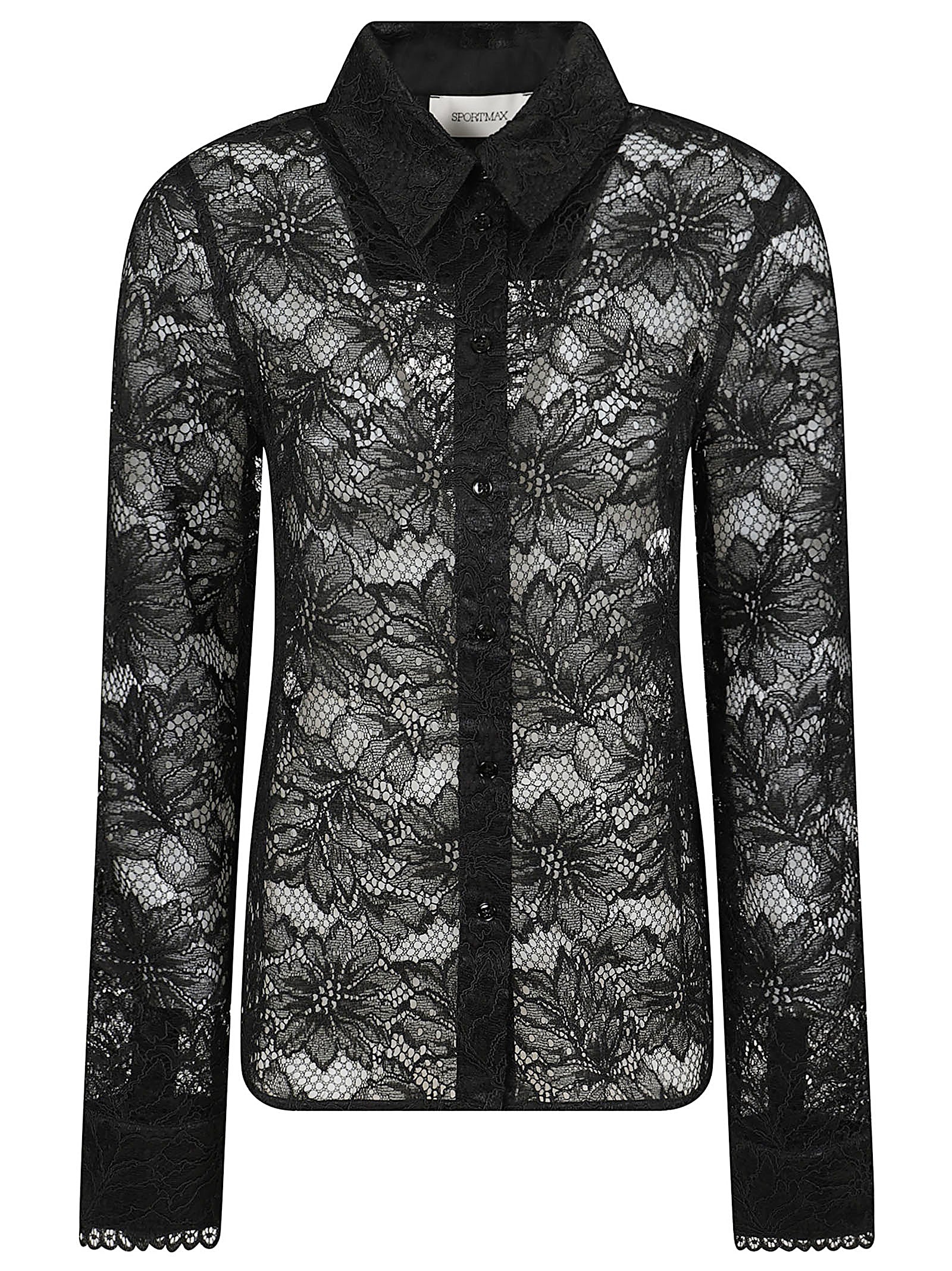SPORTMAX SPXDENTICE CAMICIA PIZZO 2612951012600 002 