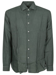 XACUS CAMICIA IN LINO TINTO CAPO 422ML21191 608 
