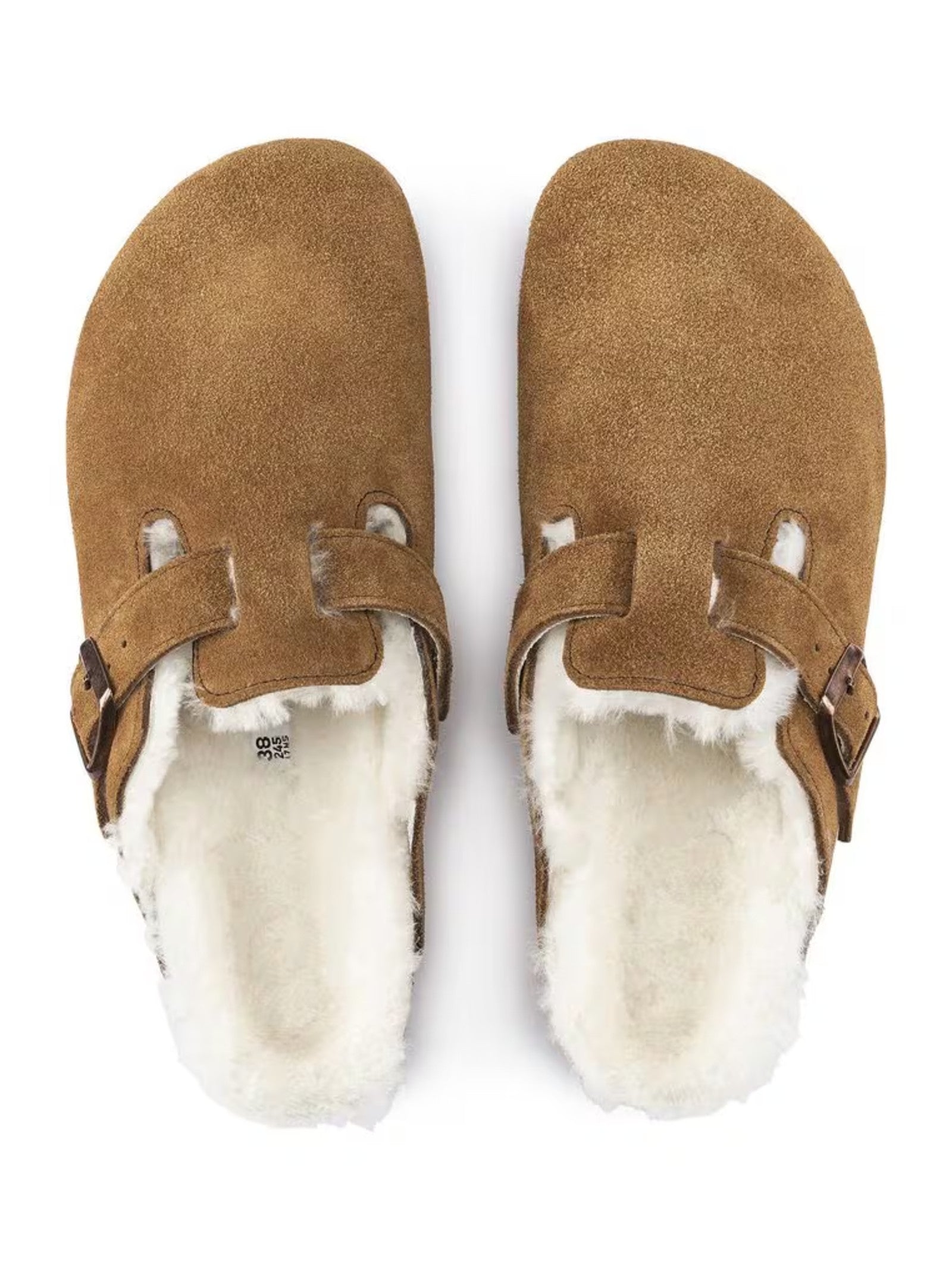 BIRKENSTOCK BOSTON SHEARLING SUEDE 1001141-  