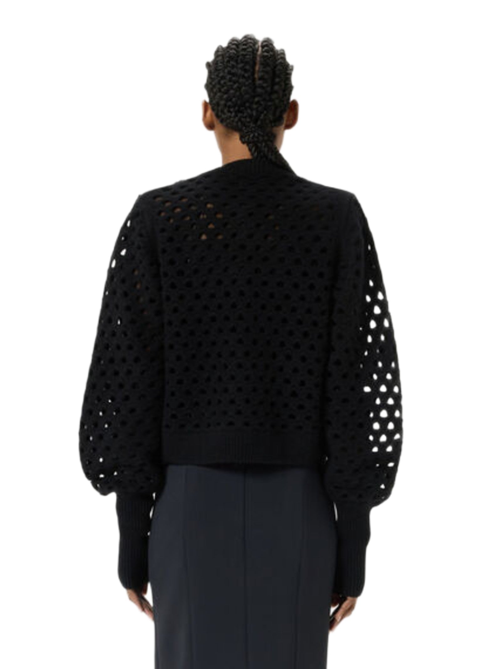 BLUMARINE CARDIGAN PUNTO RETE RF6159MAB35 22222 
