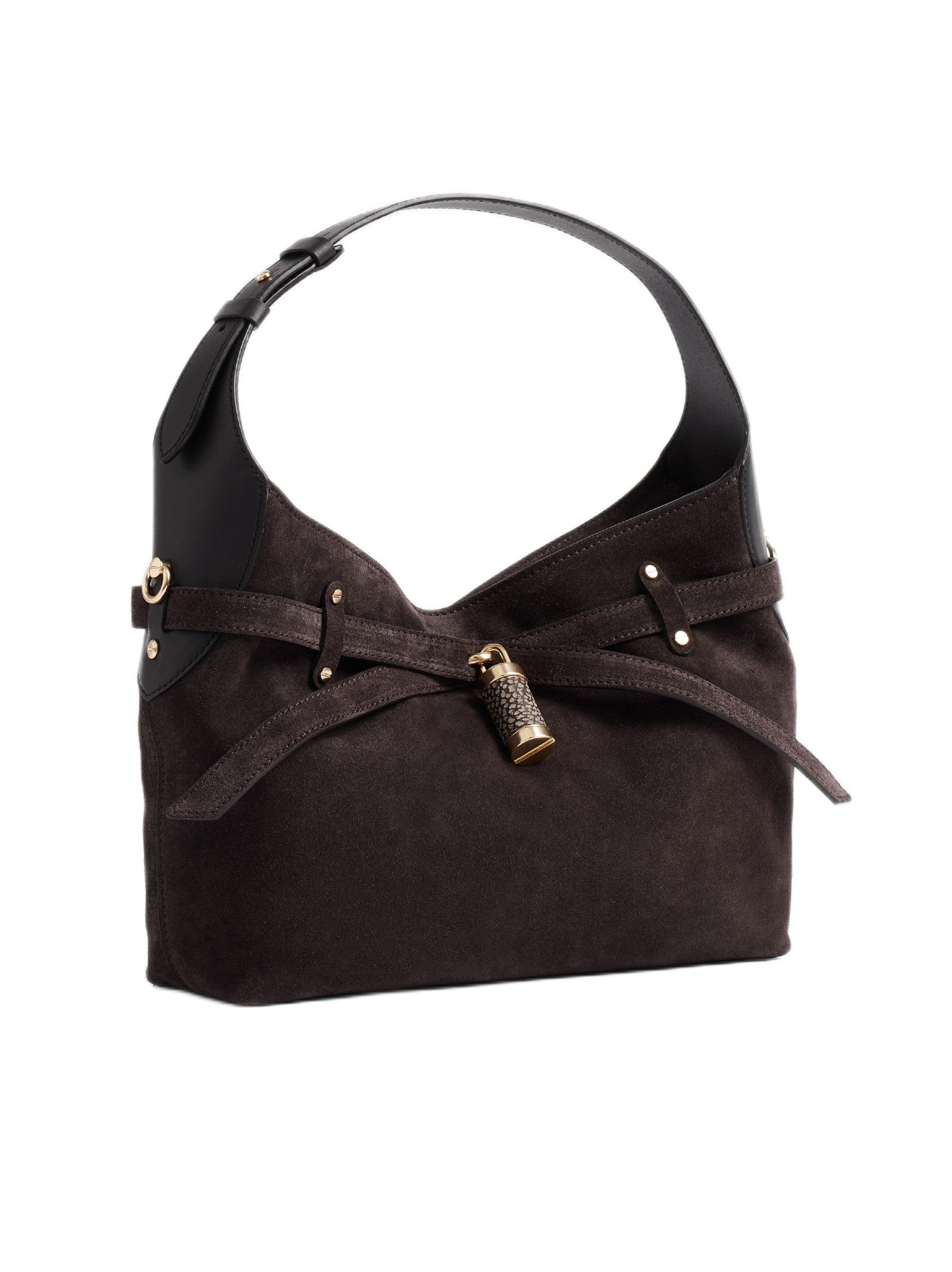BORBONESE HOBO S CROSTA SCAMOSCIATA 910103700284 296 