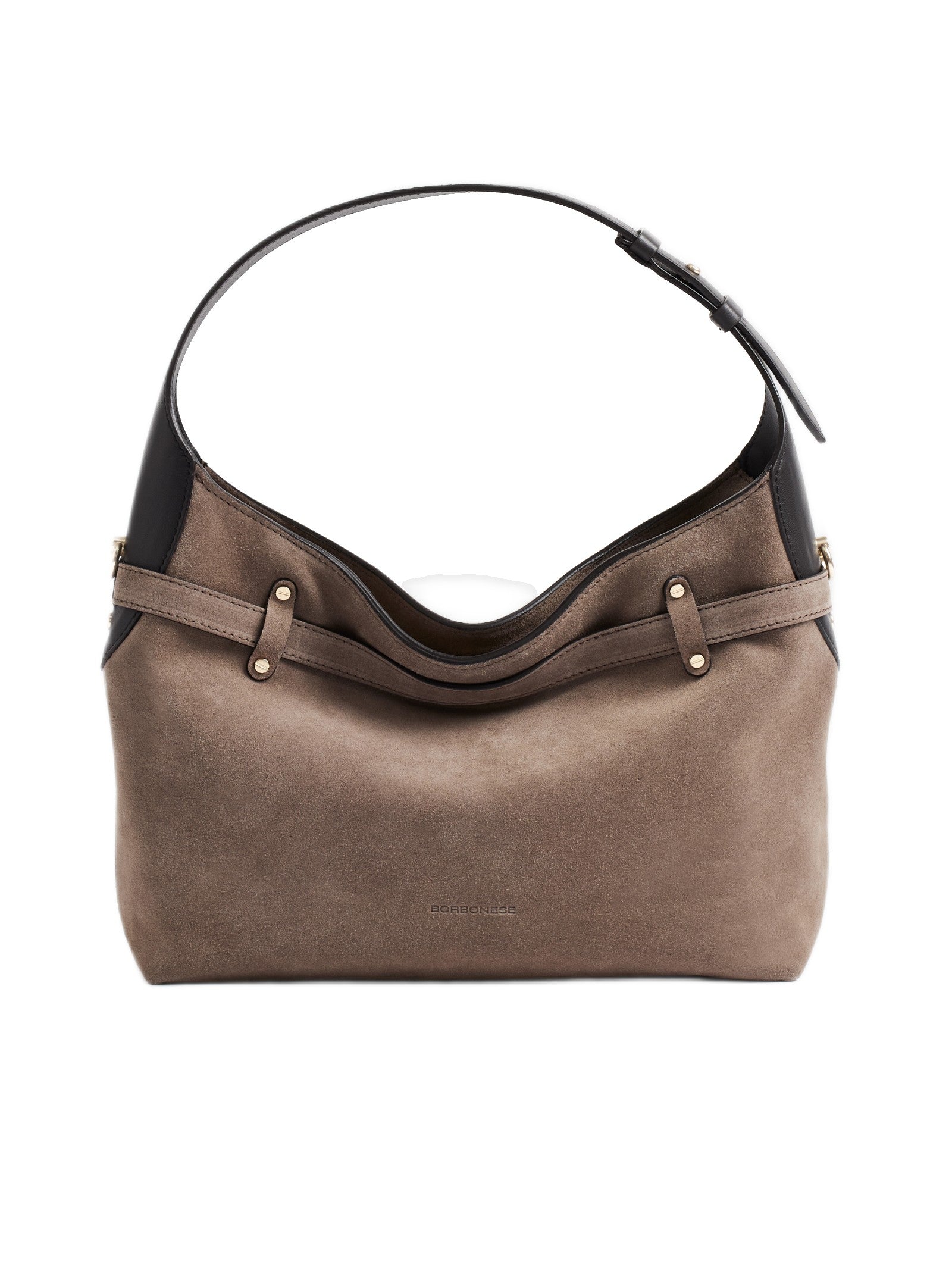 BORBONESE HOBO S CROSTA SCAMOSCIATA 910103700284 449 