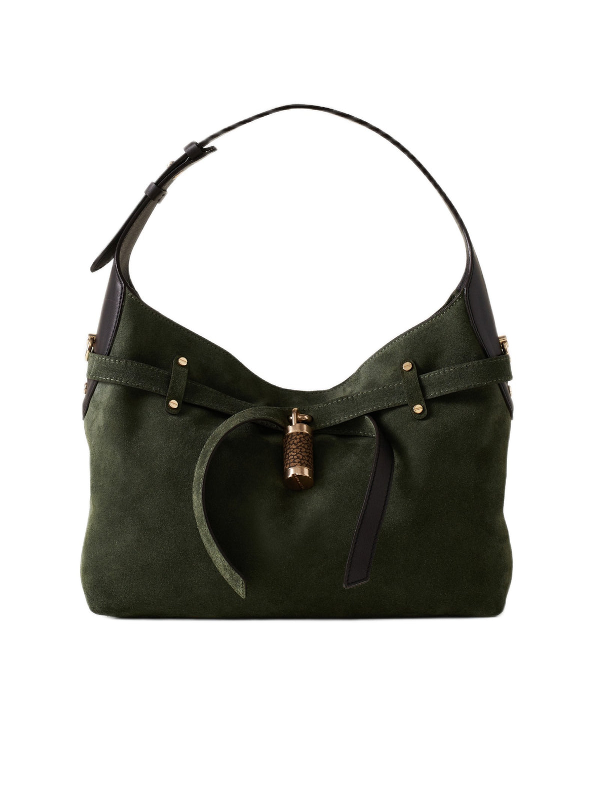 BORBONESE HOBO S CROSTA SCAMOSCIATA 910103700284 671 