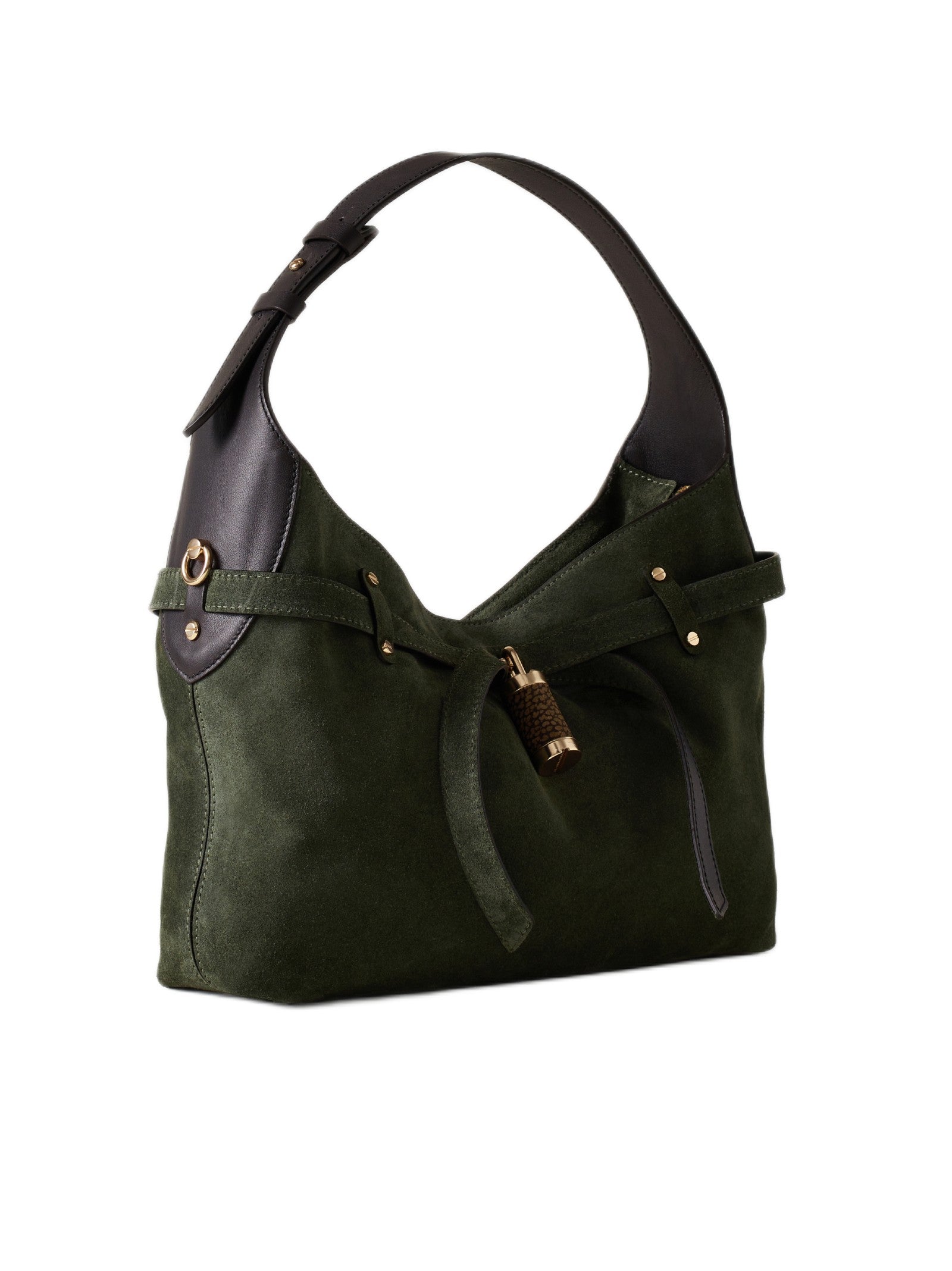 BORBONESE HOBO S CROSTA SCAMOSCIATA 910103700284 671 
