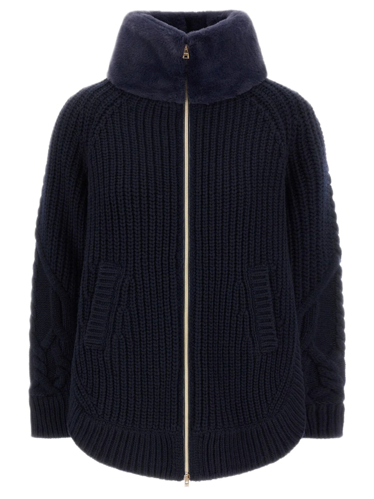 HERNO MAGLIA CON ECOFUR MC000203D70016 9200 