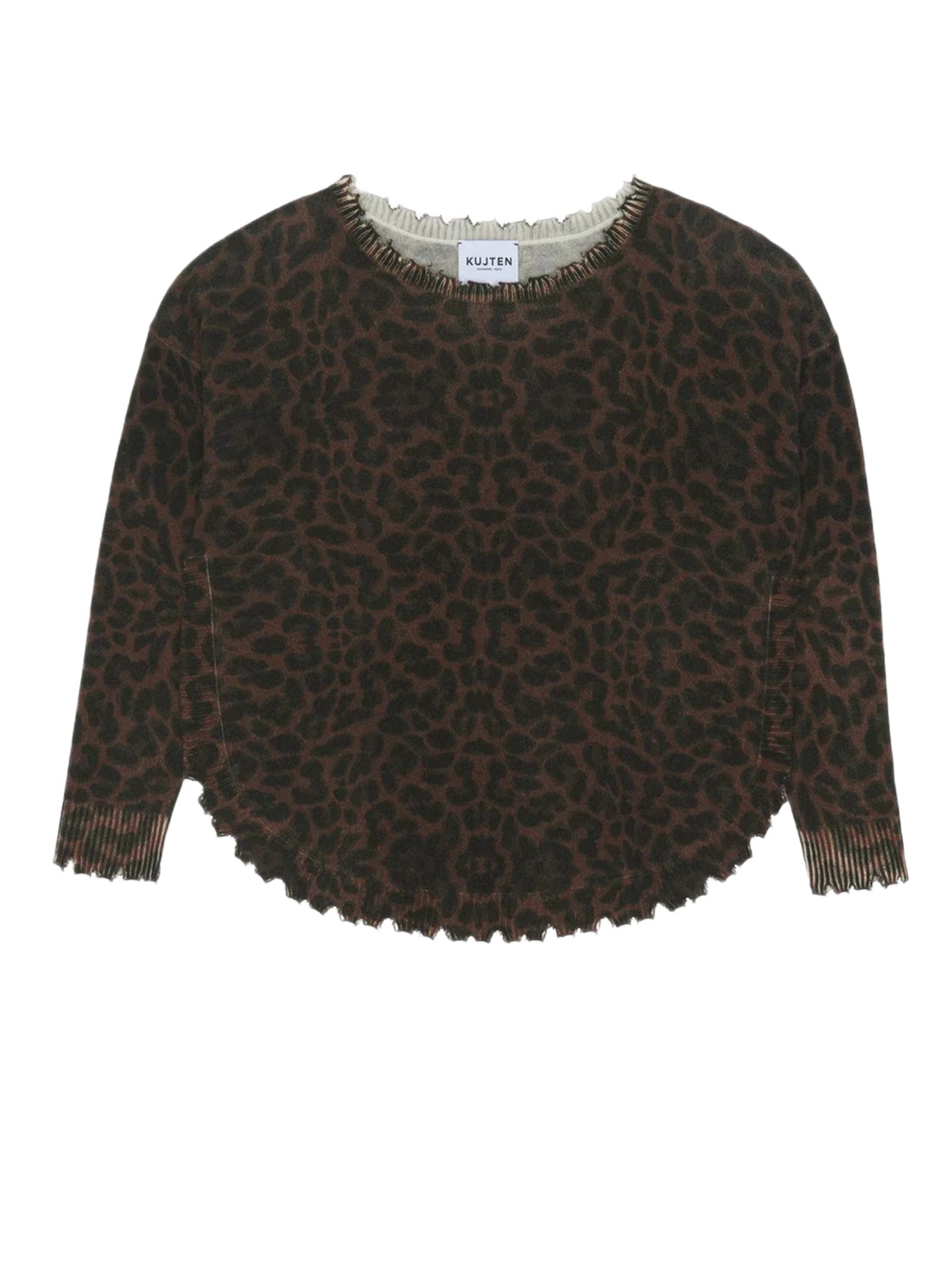 KUJTEN MELAH LEOPARD GIROCOLLO CASHMERE F4412 2463 