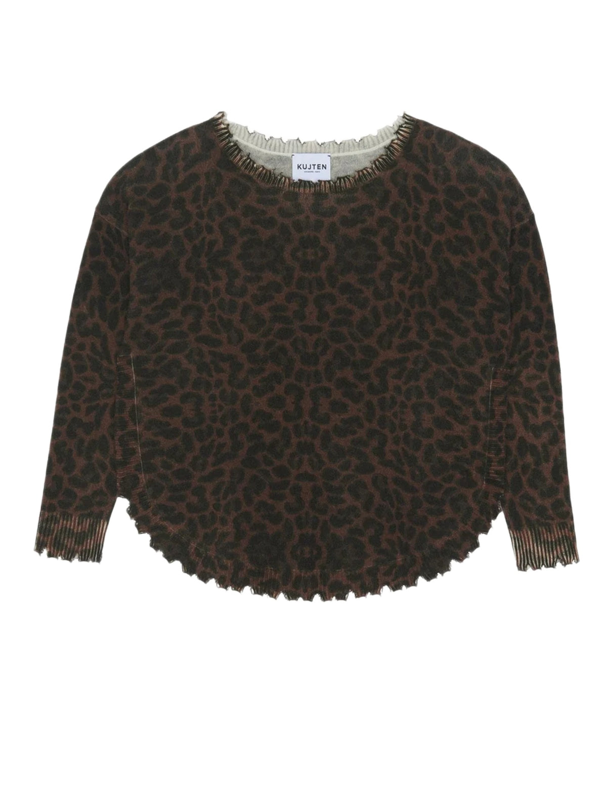 KUJTEN MELAH LEOPARD GIROCOLLO CASHMERE F4412 2463 
