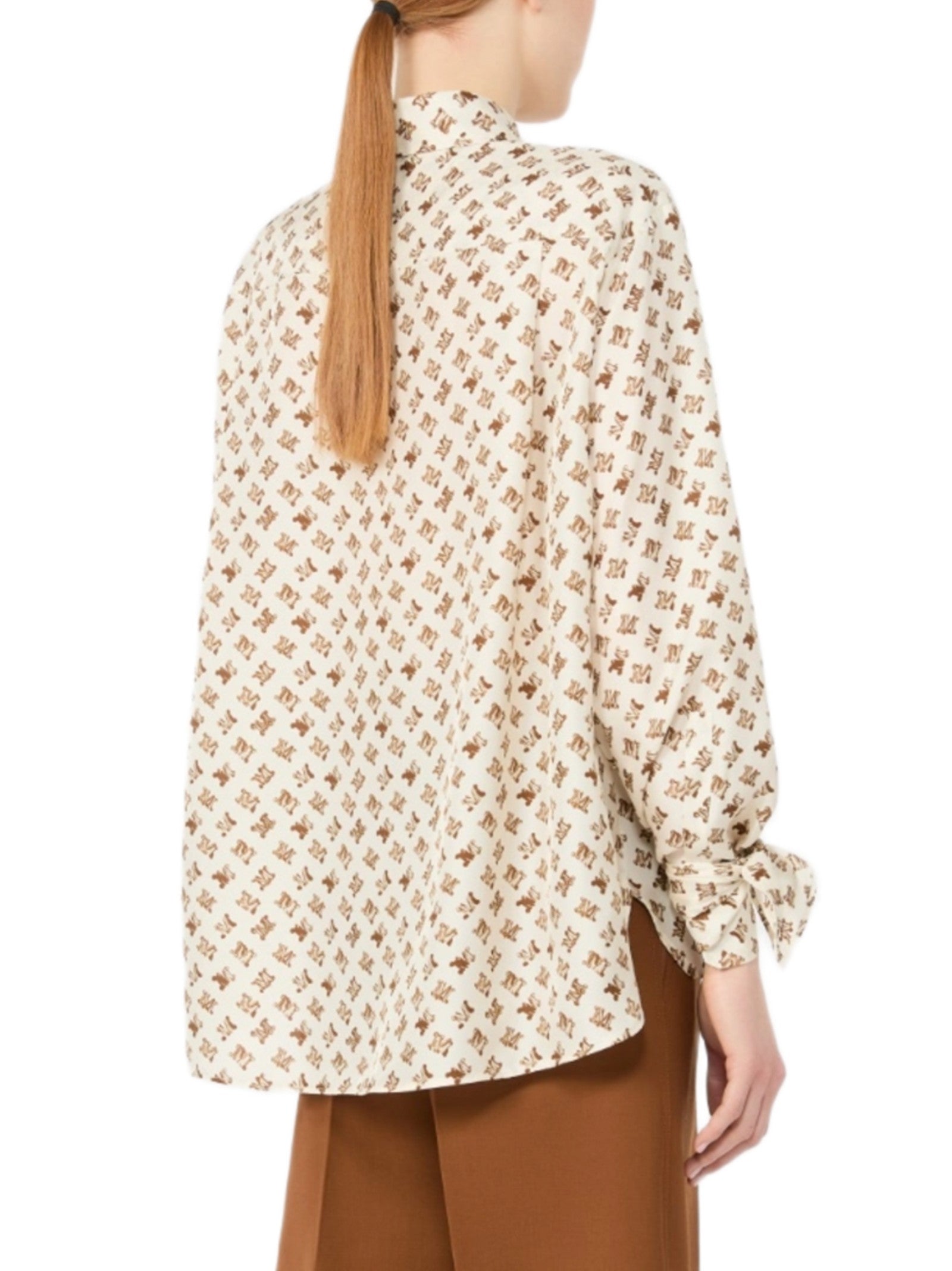 MAX MARA MXMOBICE IN TWILL DI SETA 2621116082600 003 