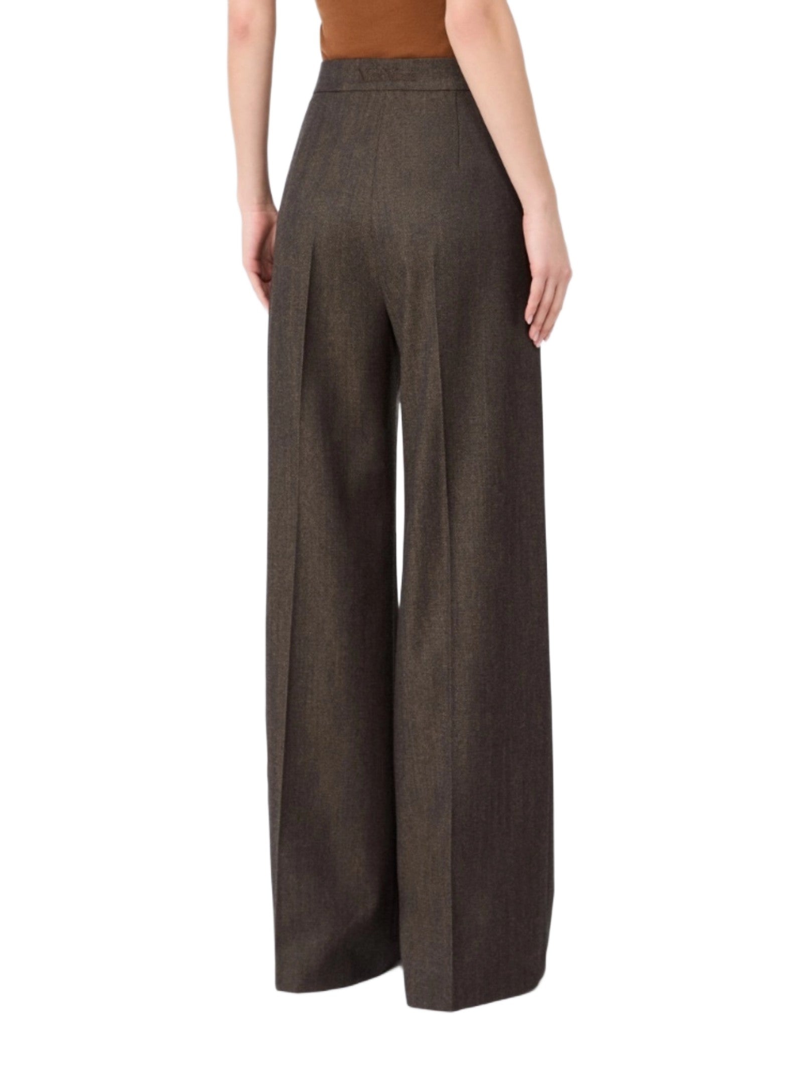 MAX MARA MXMCAMPO PALAZZO LANA EFFETTO DENIM 2621136052600 057 