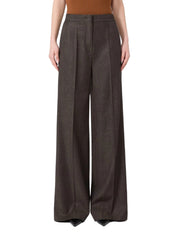 MAX MARA MXMCAMPO PALAZZO LANA EFFETTO DENIM 2621136052600 057 