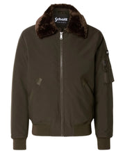 SCHOTT BOMBER CON COLLO ECOFUR AIRLINES KHAKBR 