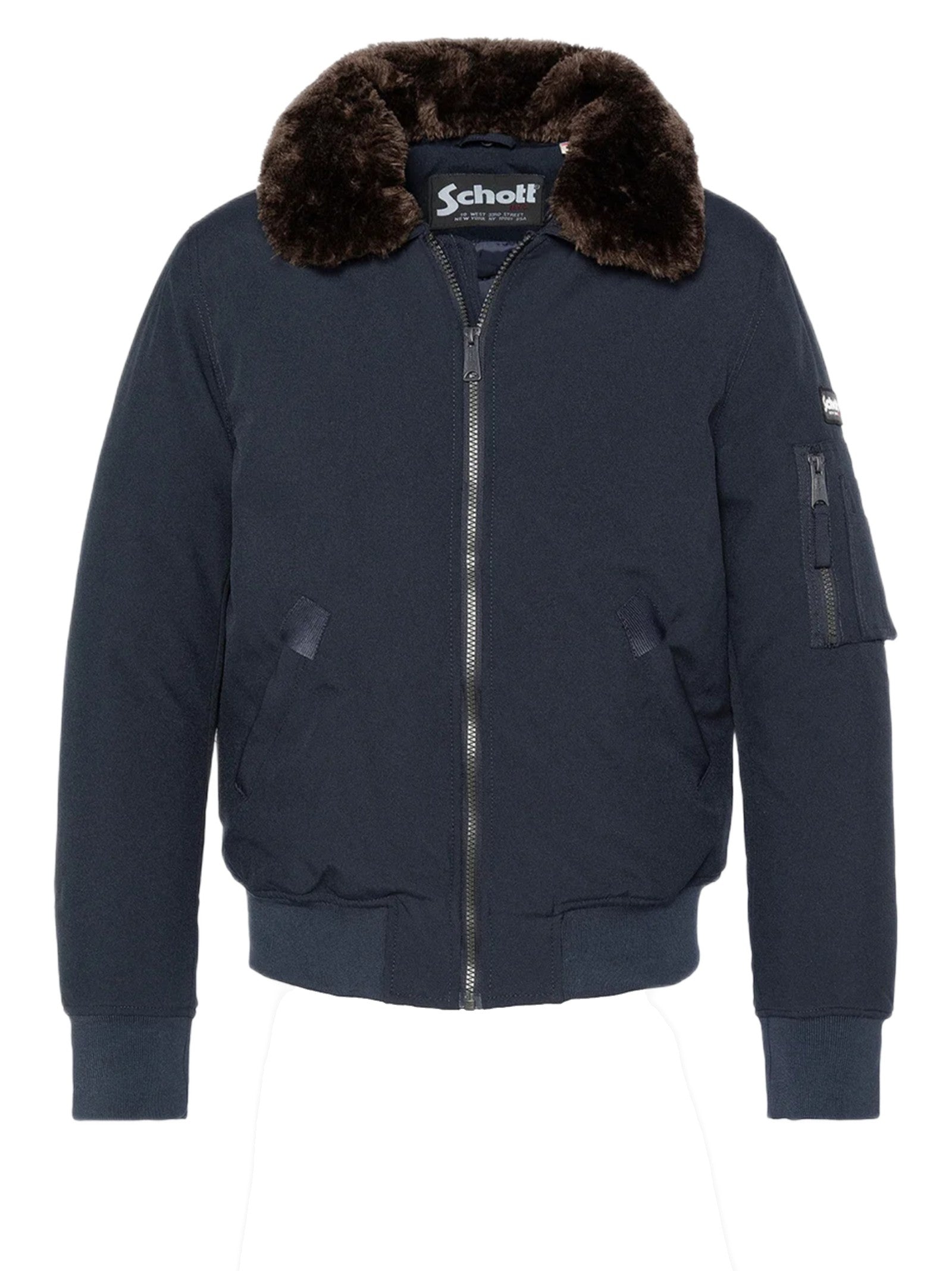SCHOTT BOMBER CON COLLO ECOFUR AIRLINES NAVBR 