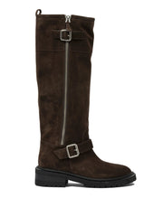 VIA ROMA 15 STIVALE BIKER  ZIP ALTA 4280R MORO 