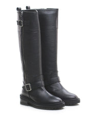 VIA ROMA 15 STIVALE BIKER  ZIP ALTA 4280R NERO 