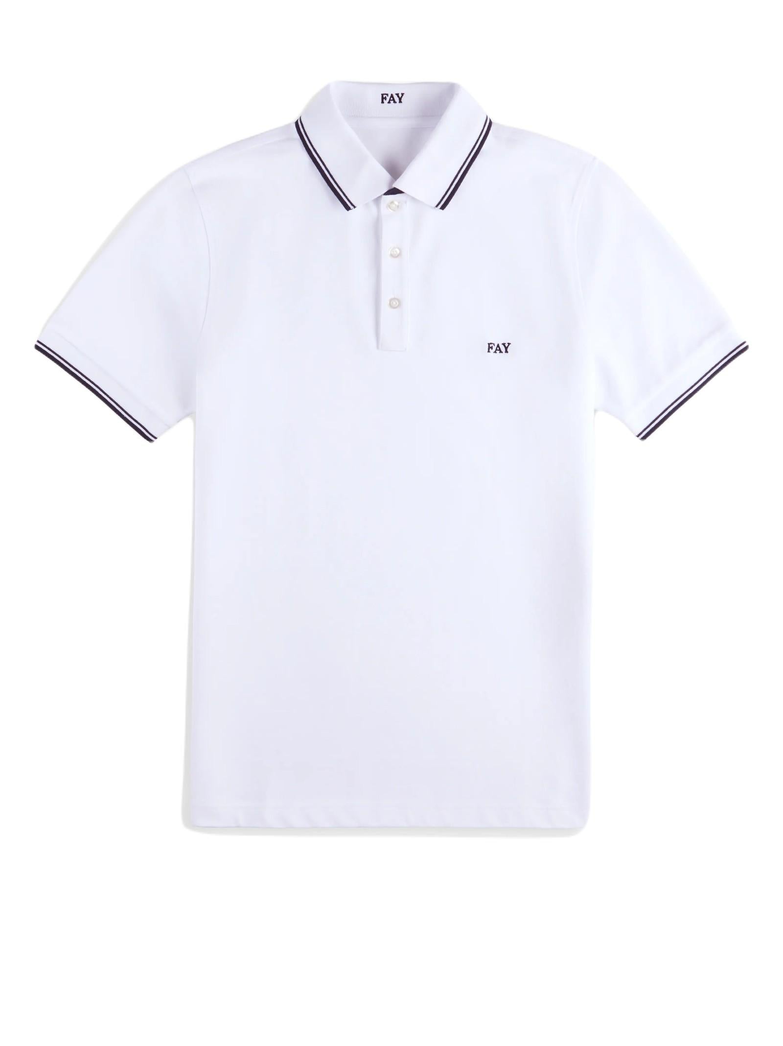 FAY POLO SLIM FIT NPMB250140STDW B001 