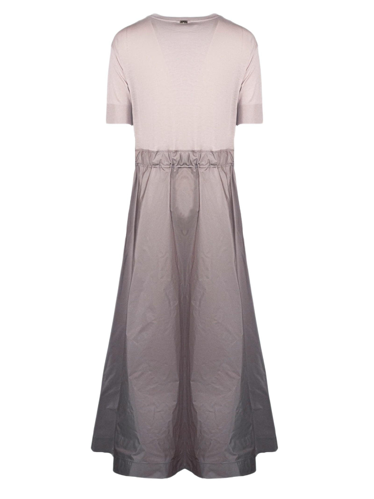 HERNO ABITO MIDI GLAM KNIT E TAFFETA' AB000032D52056 4035 