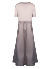 HERNO ABITO MIDI GLAM KNIT E TAFFETA' AB000032D52056 4035 