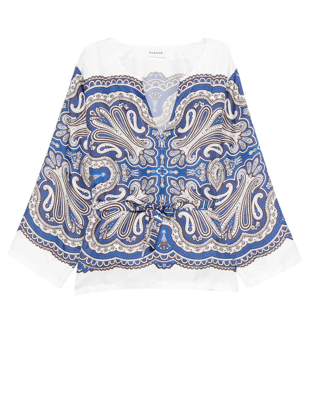 P.A.R.O.S.H. BLUSA IN SETA STAMPATA SKINDYD313347 800 