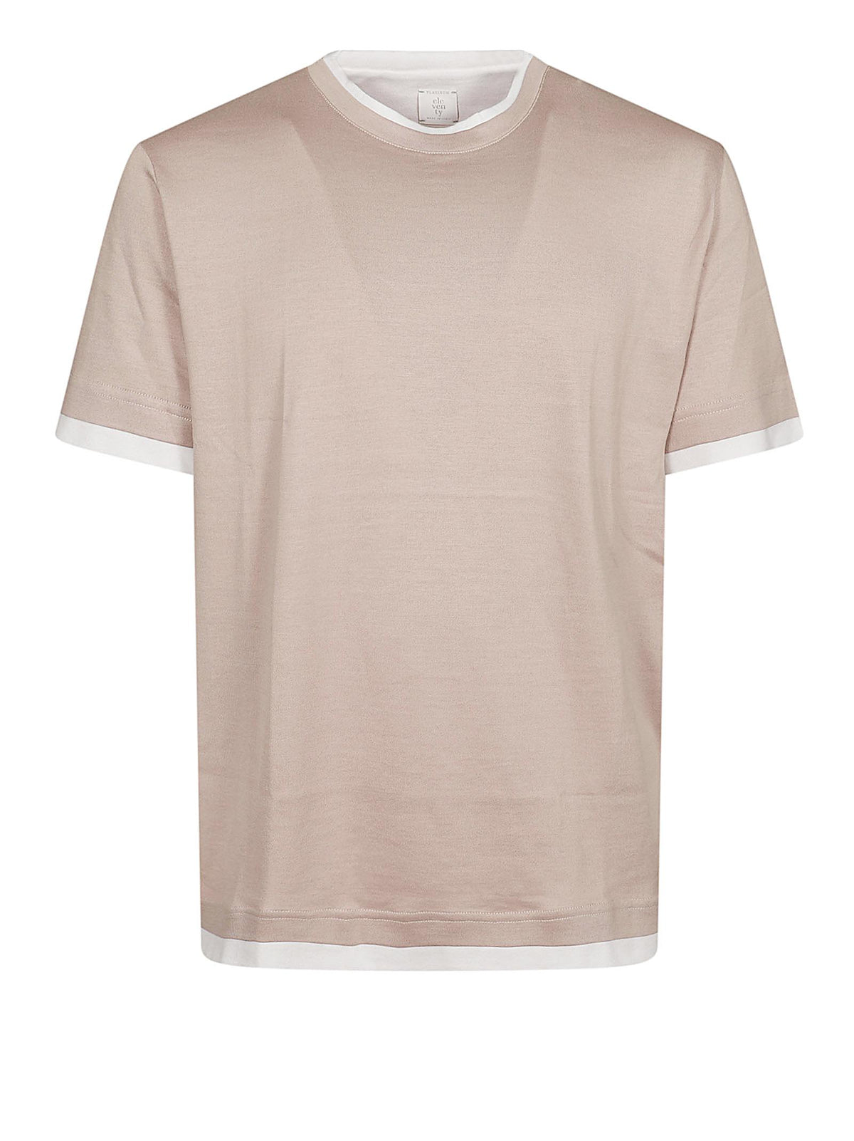 ELEVENTY MAGLIA CON CONTRASTI M75TSHM01TES0M238 26-01 