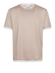 ELEVENTY MAGLIA CON CONTRASTI M75TSHM01TES0M238 26-01 