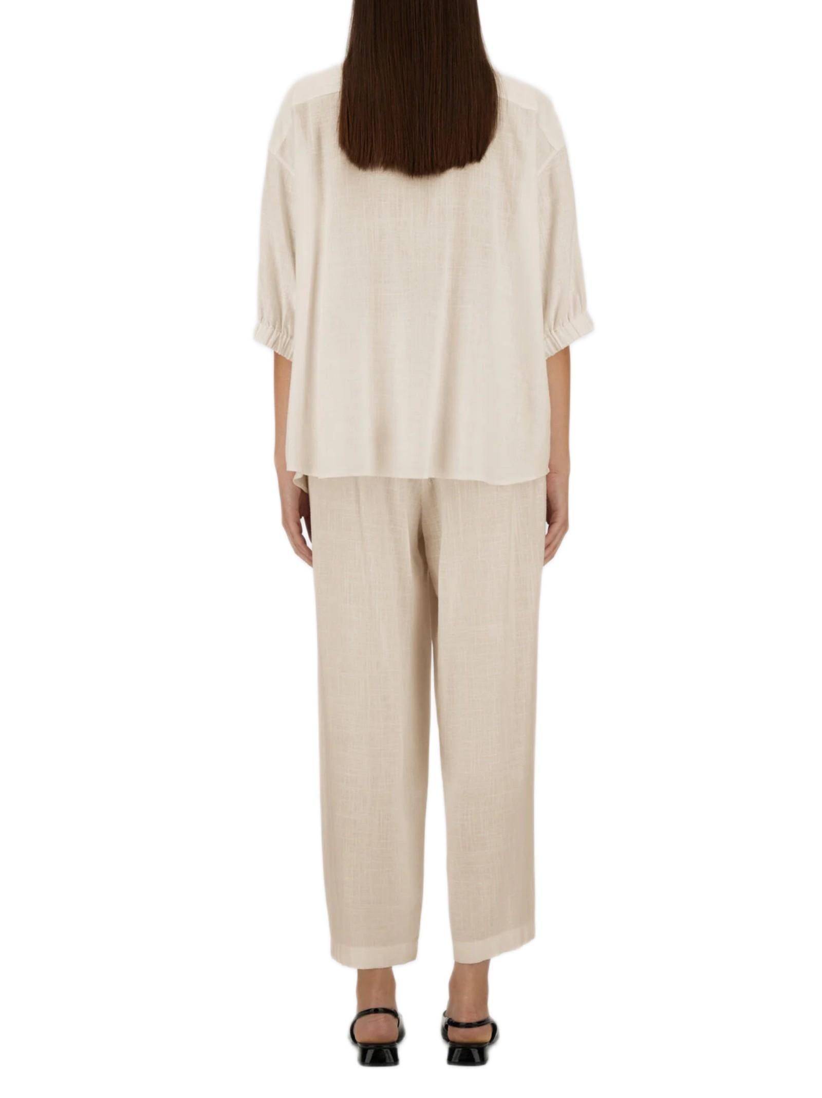 HERNO PANTALONE IN MISTO LINO PT000222D12689 1985 