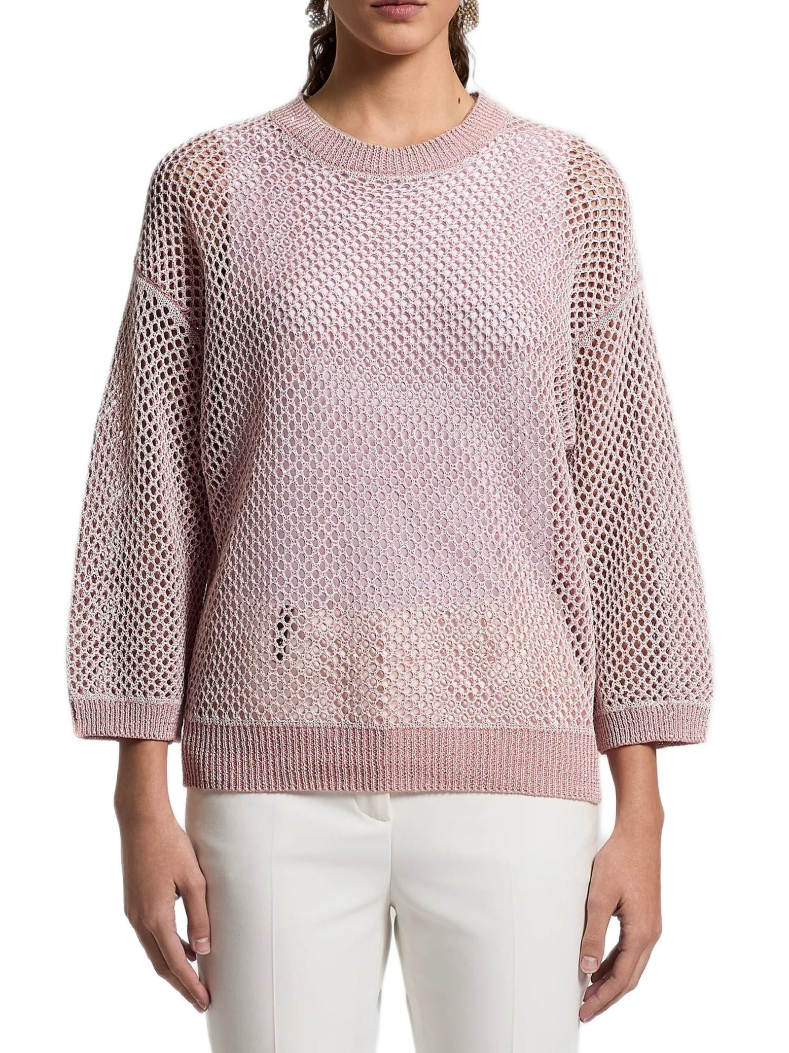 PESERICO MAGLIA IN MICRORETE DI LINO A99083F079106B 96B 