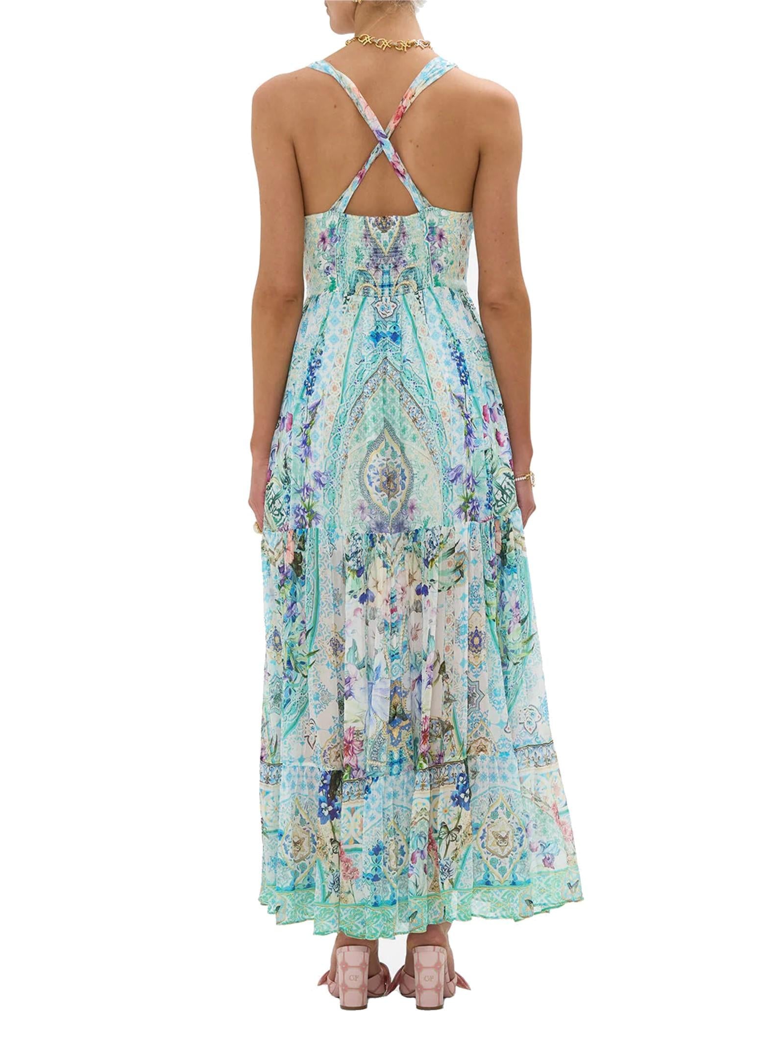 ABITO LUNGO IN SETA 33359 SUNRSINT CAMILLA 