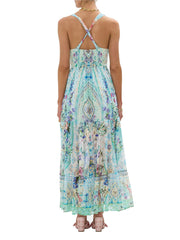 ABITO LUNGO IN SETA 33359 SUNRSINT CAMILLA 