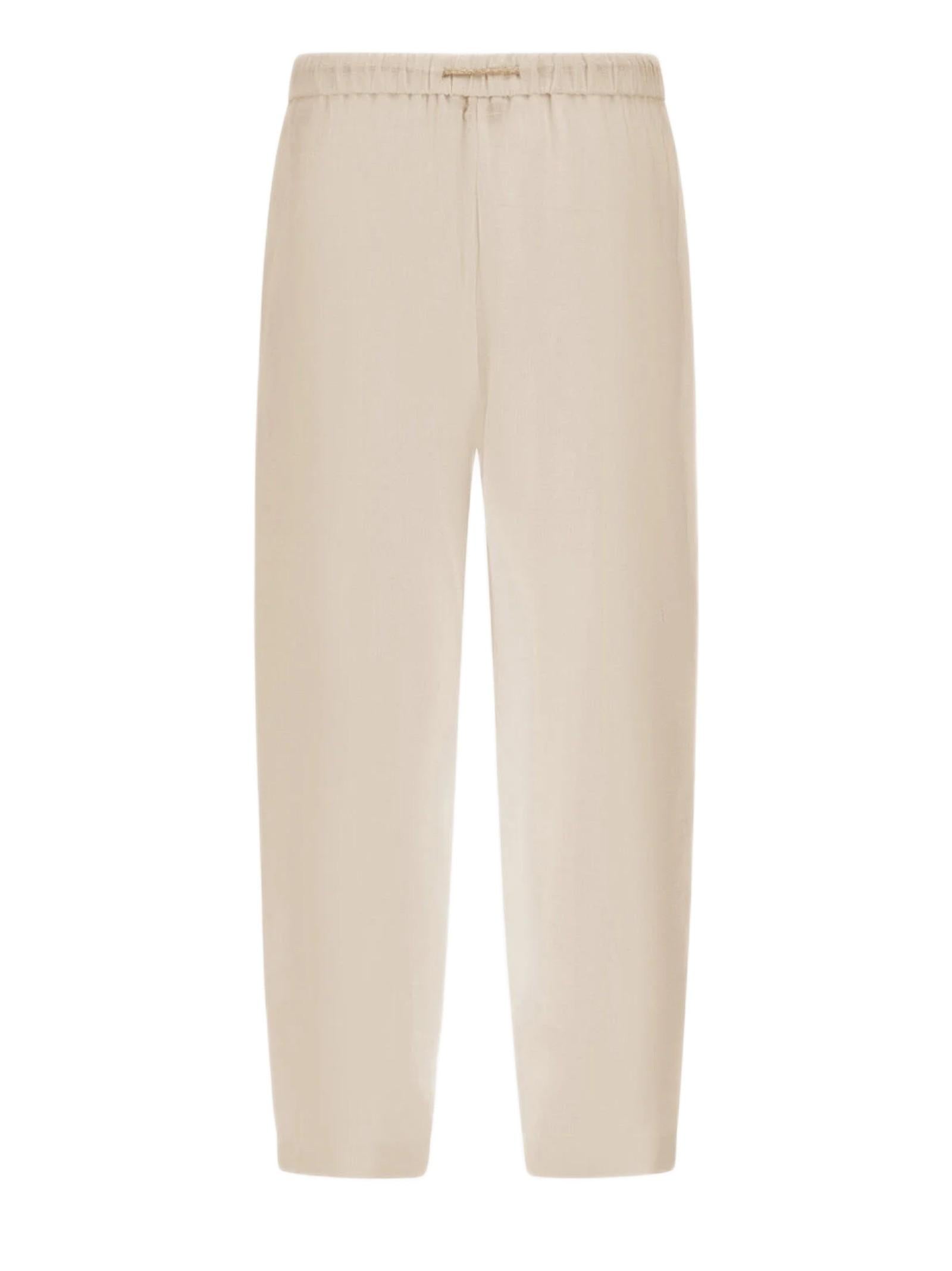 HERNO PANTALONE IN MISTO LINO PT000222D12689 1985 