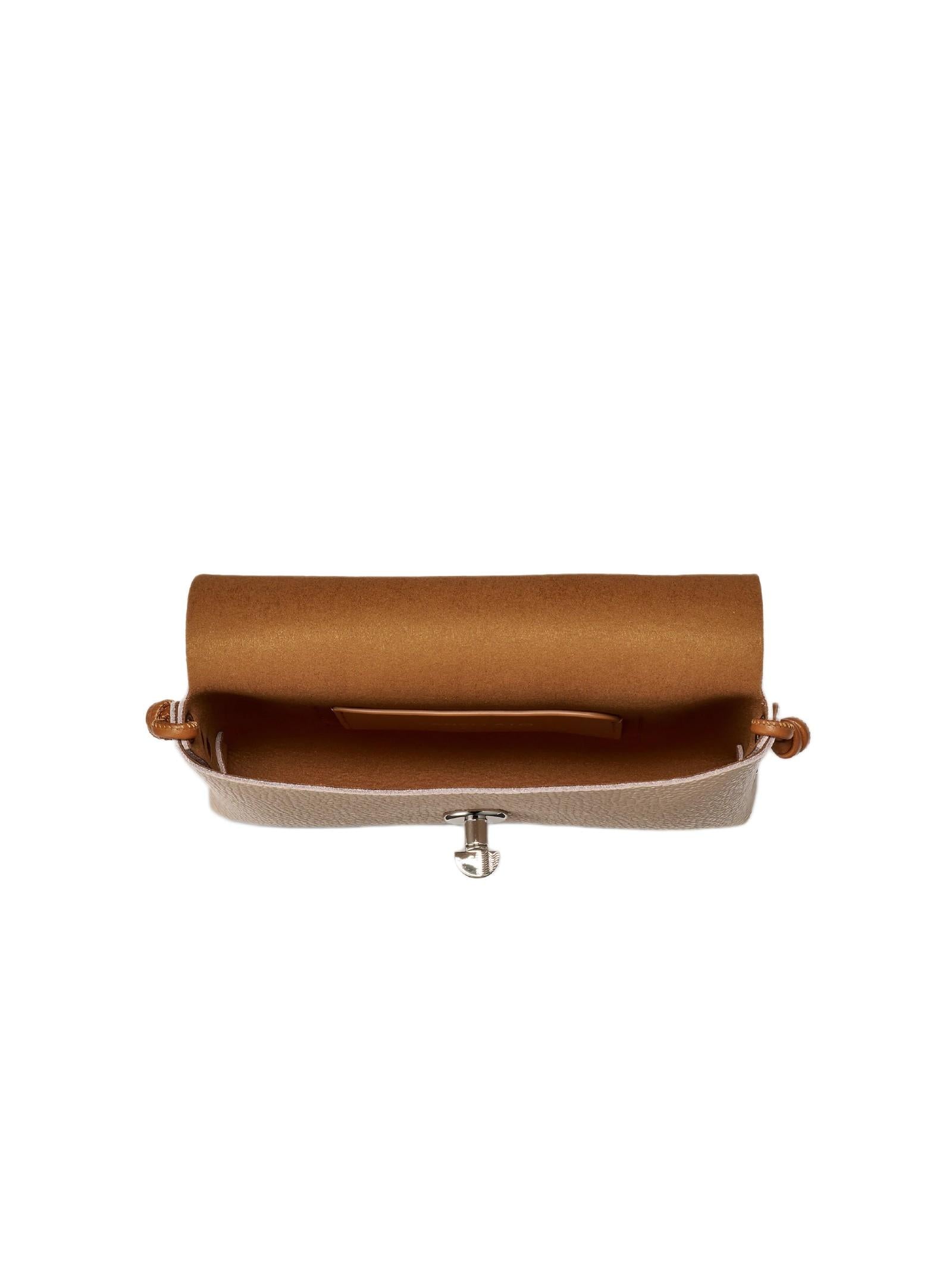 ZANELLATO BORSA LETTERA® SMALL IN PELLE MARTELLATA 0683310040000 ##Z0812 