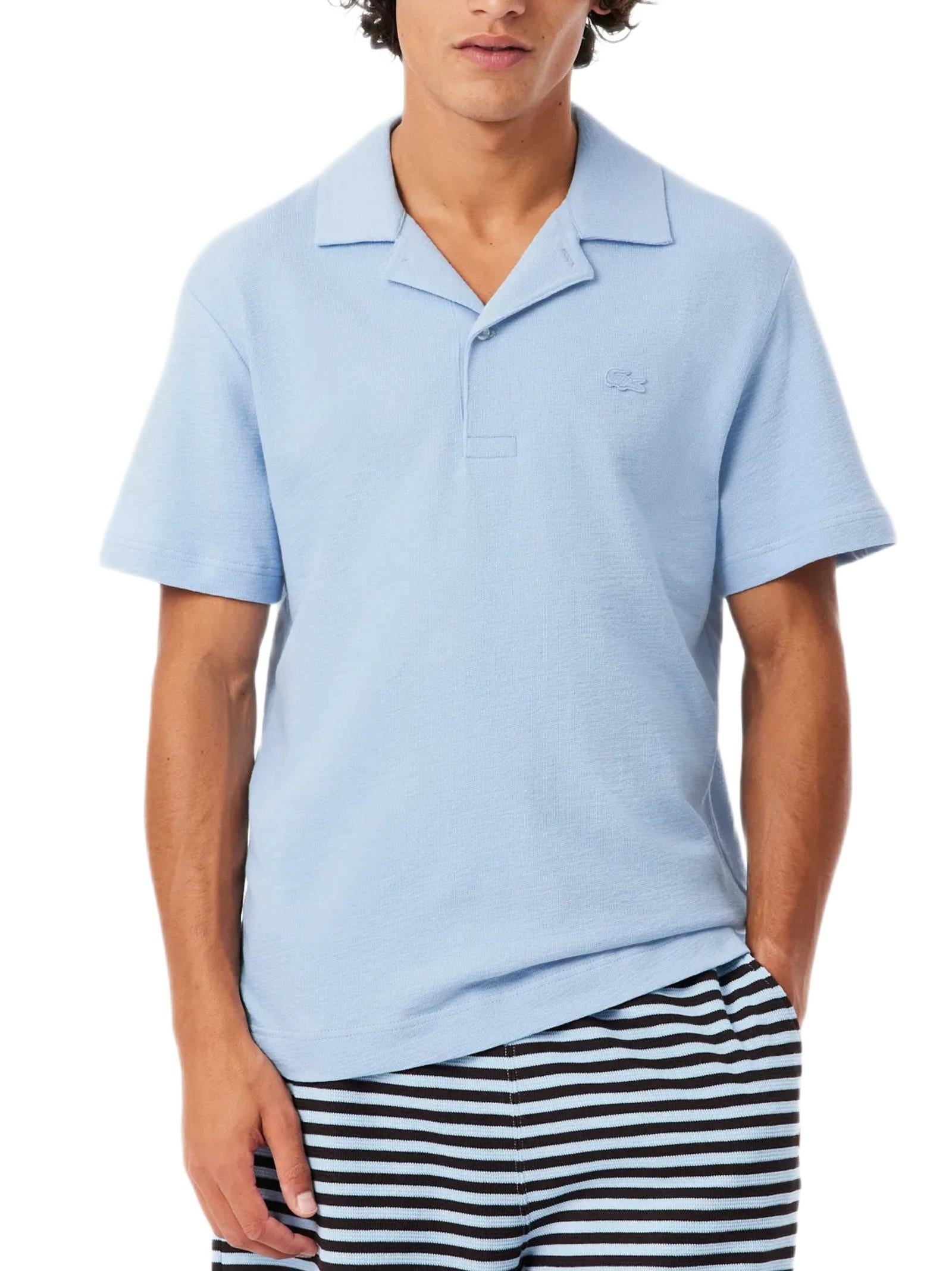 LACOSTE POLO TESTURIZZATA CLASSIC FIT DH1969 HBA 