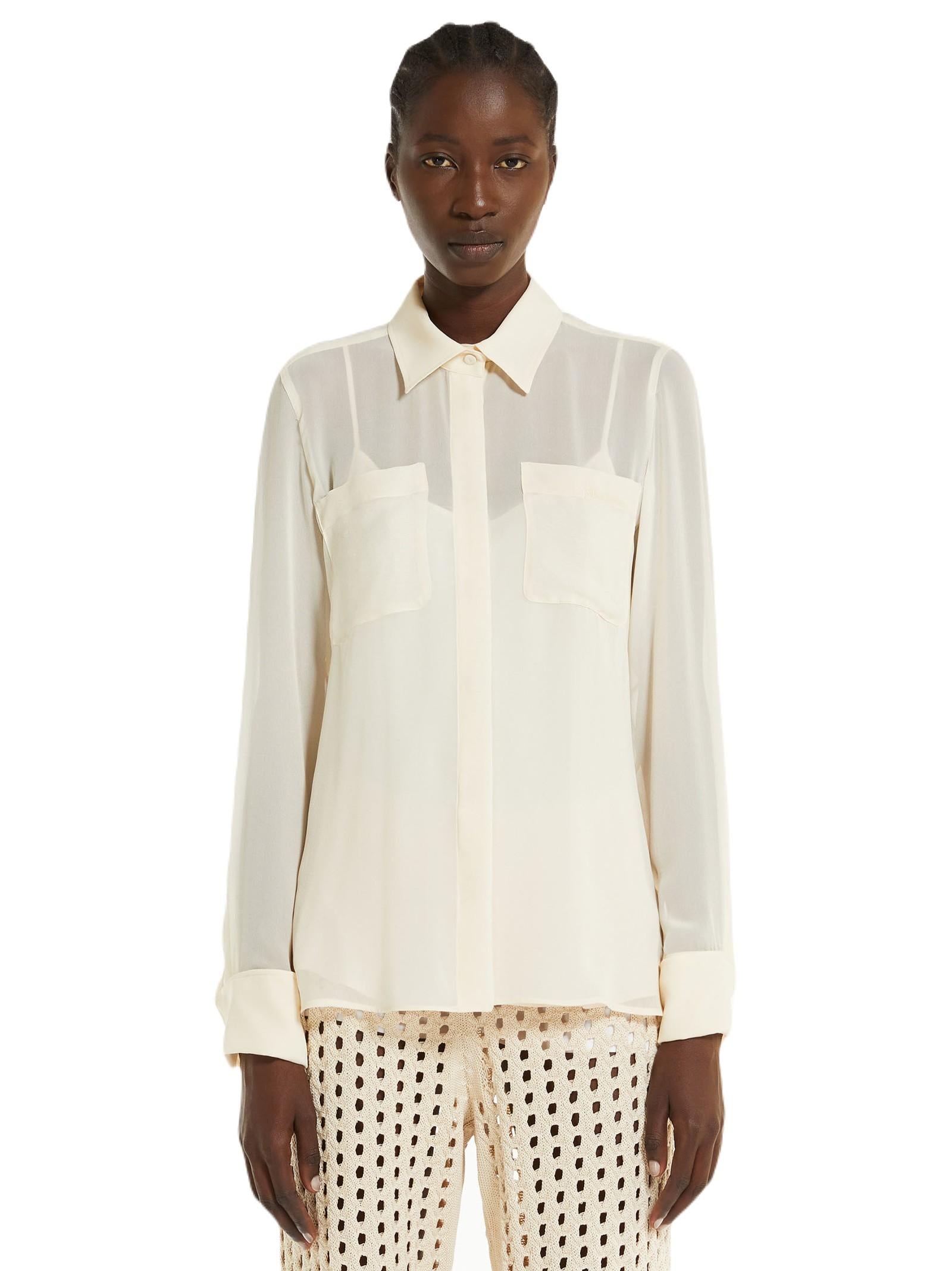MAX MARA VONGOLA CAMICIA GEORGETTE 2411261012600 028 