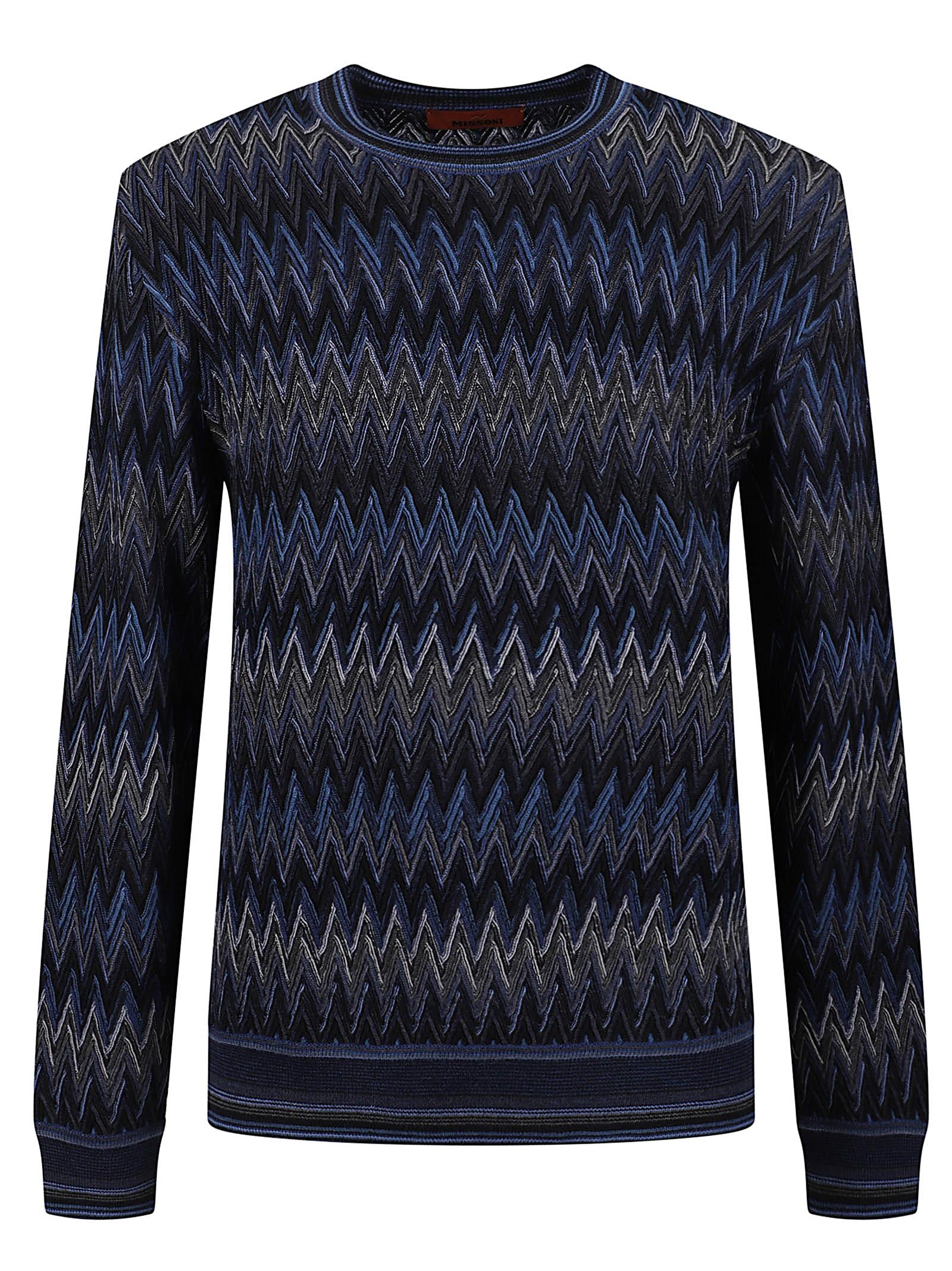 MISSONI MAGLIA MOTIVO ZIG ZAG US25WN0EBR012Y S91P3 