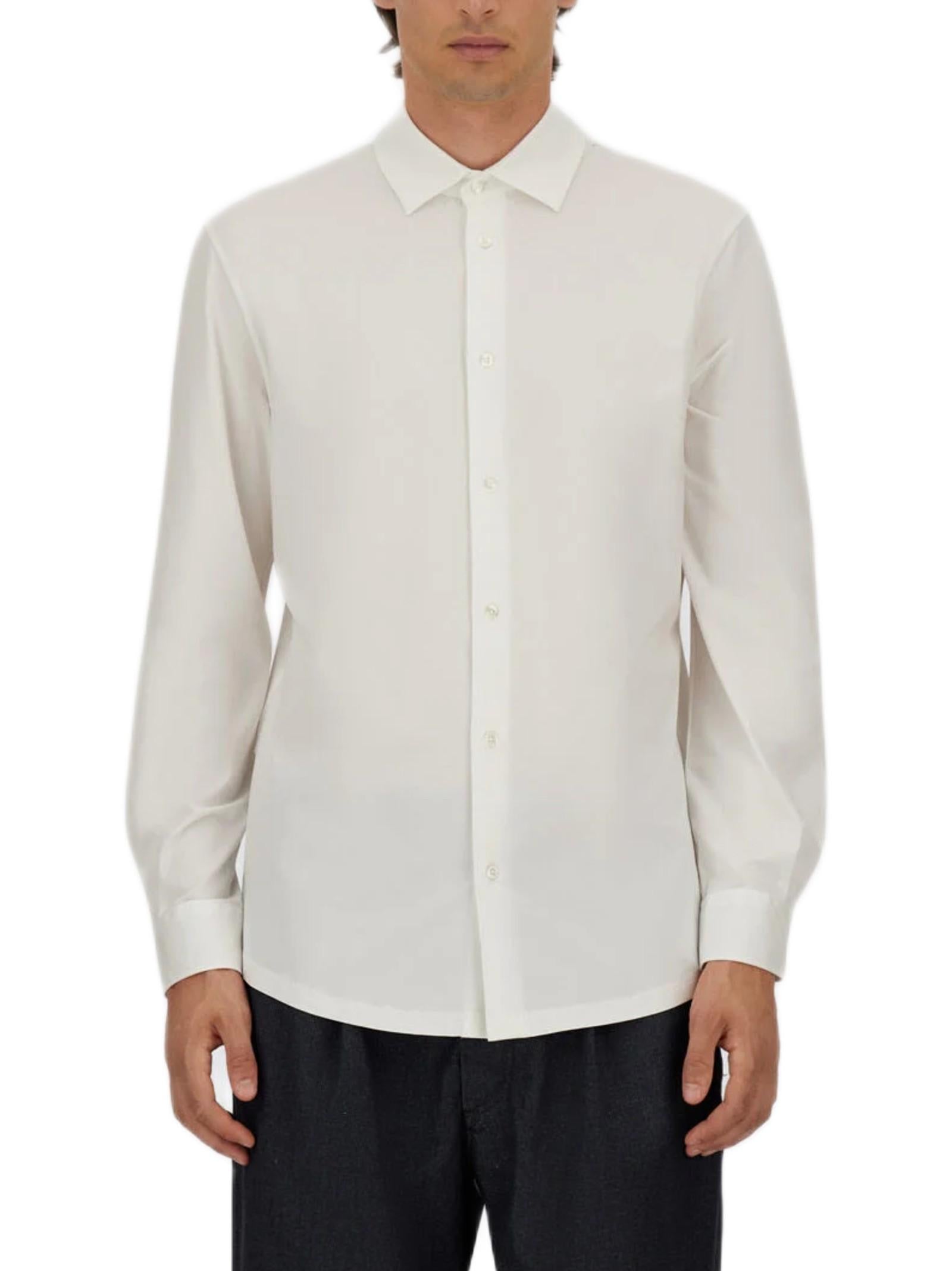 HERNO CAMICIA IN SUPERFINE COTTON STRETCH JPL00151U52003 1000 