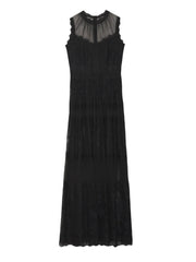 ERMANNO FIRENZE ABITO LUNGO DI TULLE E PIZZO D46EQ041ER0 MF099 