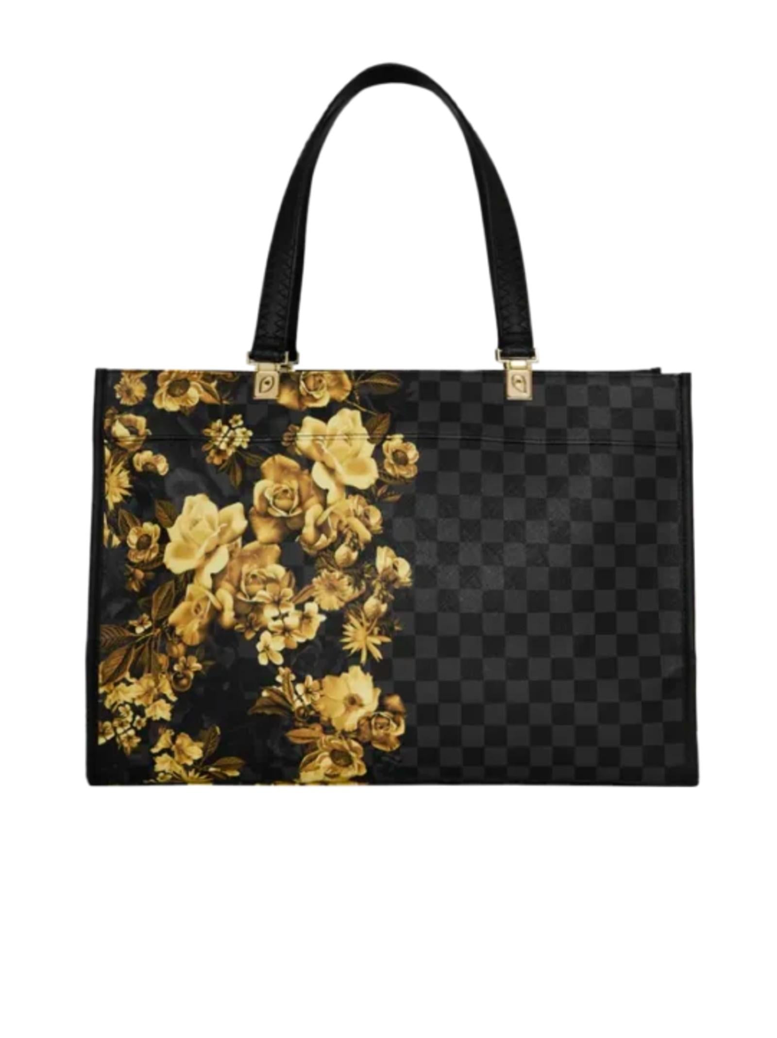 SPRAYGROUND GOLD FLORAL REMIX TORTUGA TOTE BAG 910T9007NSZ  