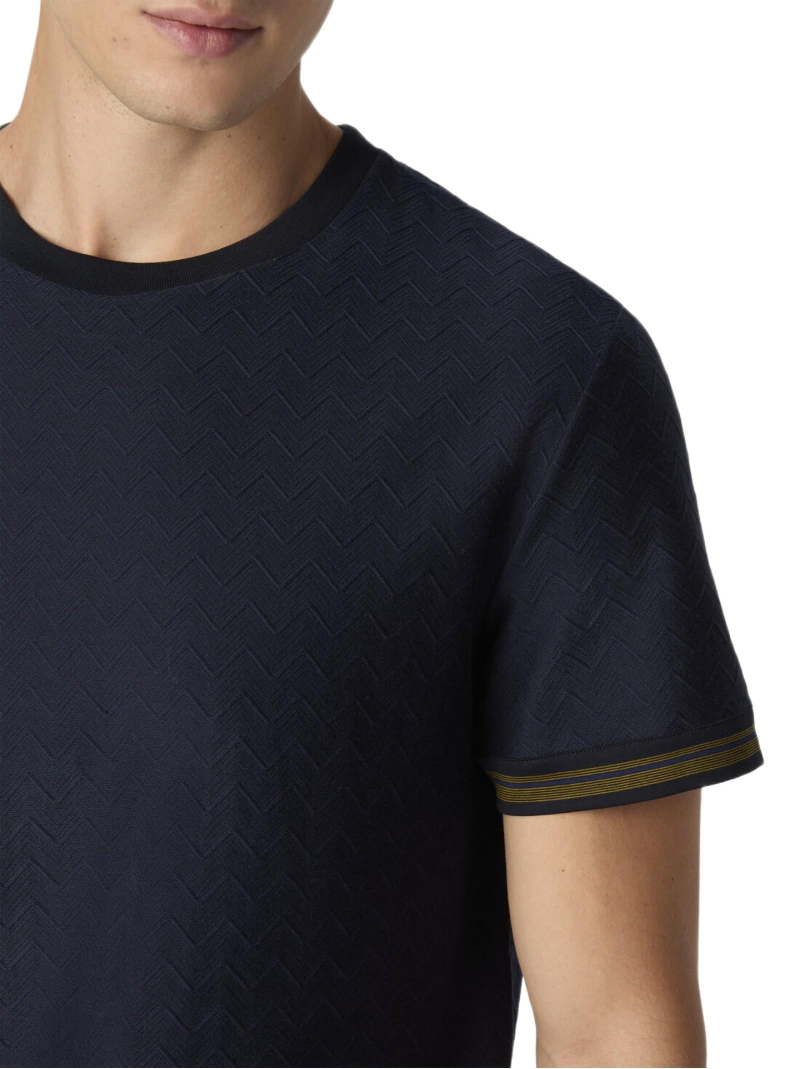 MISSONI T-SHIRT CON MOTIVO ZIG ZAG BS26SL01BJ00QM S72P4 