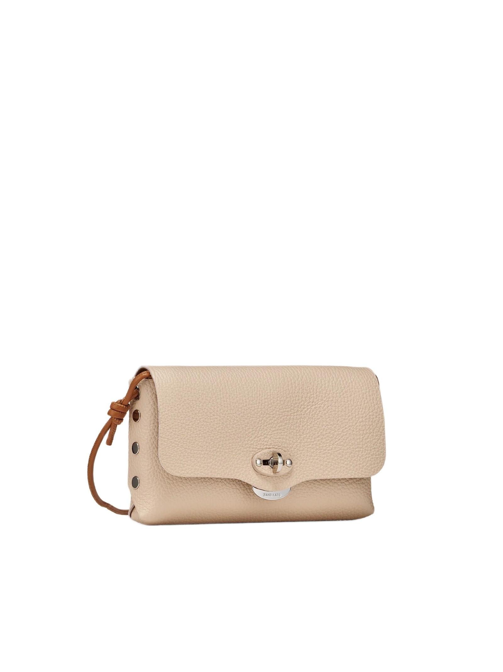 ZANELLATO BORSA LETTERA® SMALL IN PELLE MARTELLATA 0683310040000 ##Z0812 